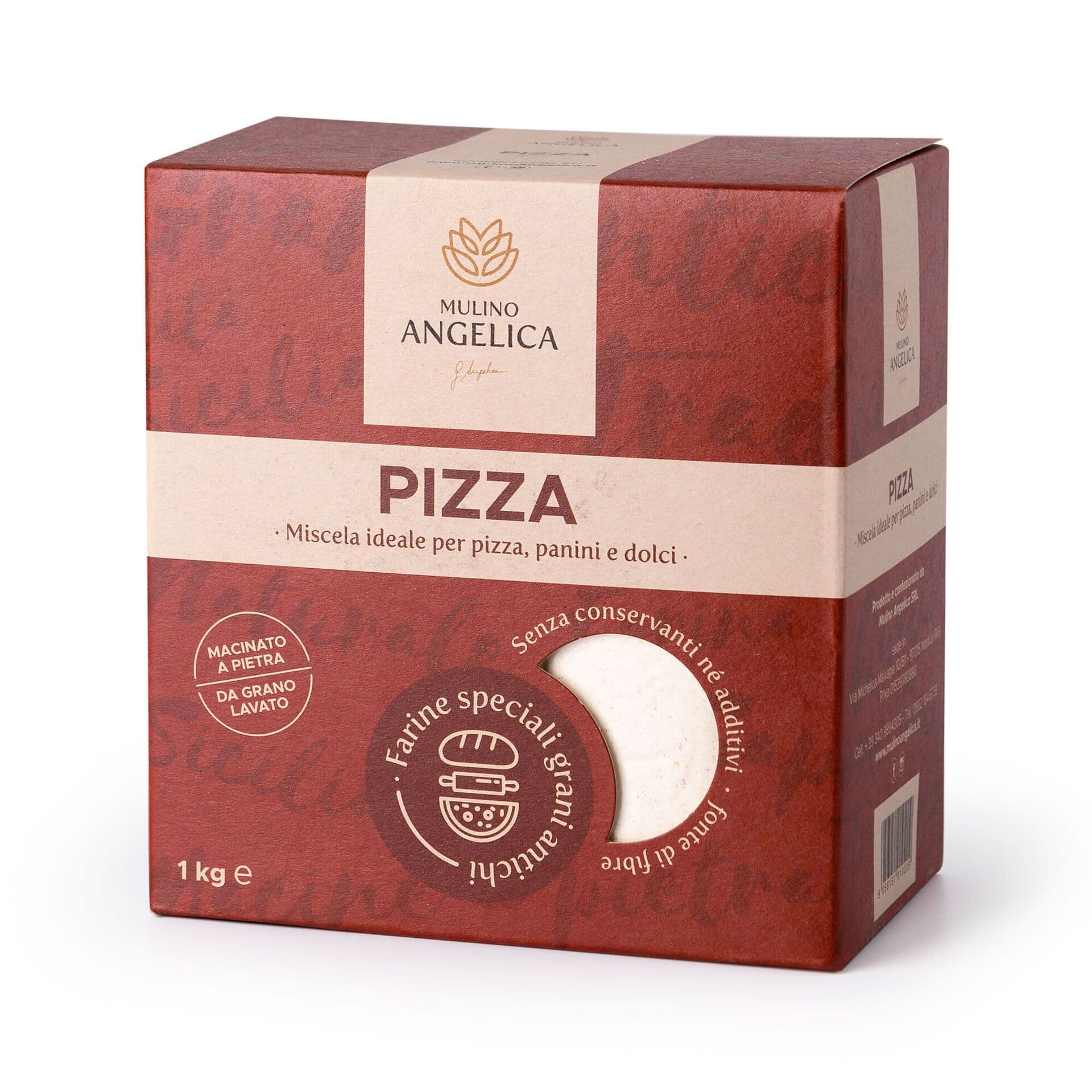 Le paquet de Mix Pizza du Mulino Angelica